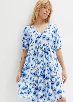 bonprix Robe courte en viscose|Femme Robes