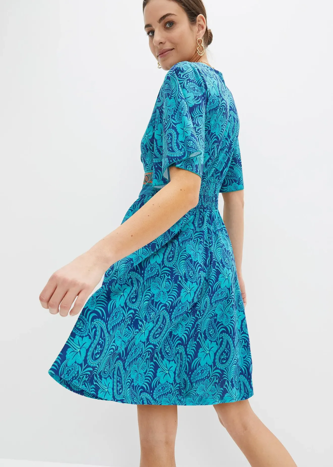 bonprix Robe courte imprimée|Femme Robes