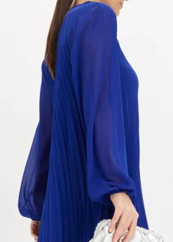 bonprix Robe courte plissée en mousseline|Femme Mode Festive|Robes