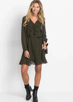 bonprix Robe courte style portefeuille|Femme Robes