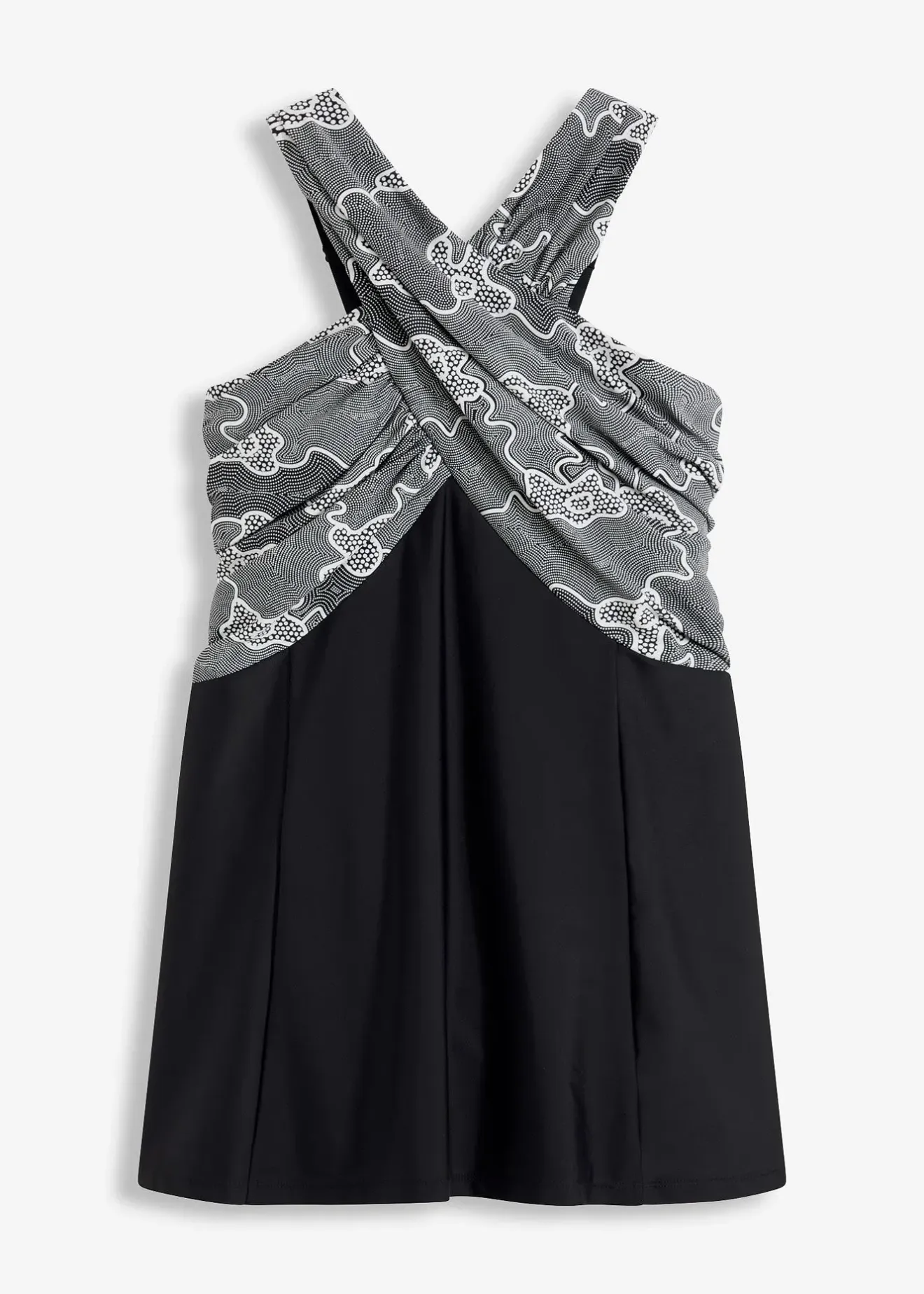 Femme bonprix Robes De Bain|Robe de bain à effet croisé