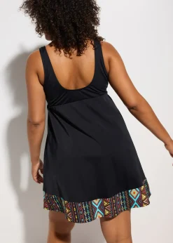 bonprix Robe de bain grande stature en polyamide recyclé|Femme Robes De Bain