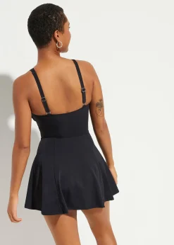 bonprix Robe de bain sculptante avec mesh transparent, maintien modéré|Femme Robes De Bain|Maillots De Bain Gainants