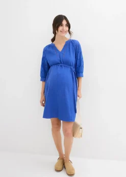 bonprix Robe de grossesse en gaze 100% coton|Femme Femme Enceinte