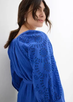 bonprix Robe de grossesse en gaze 100% coton|Femme Femme Enceinte