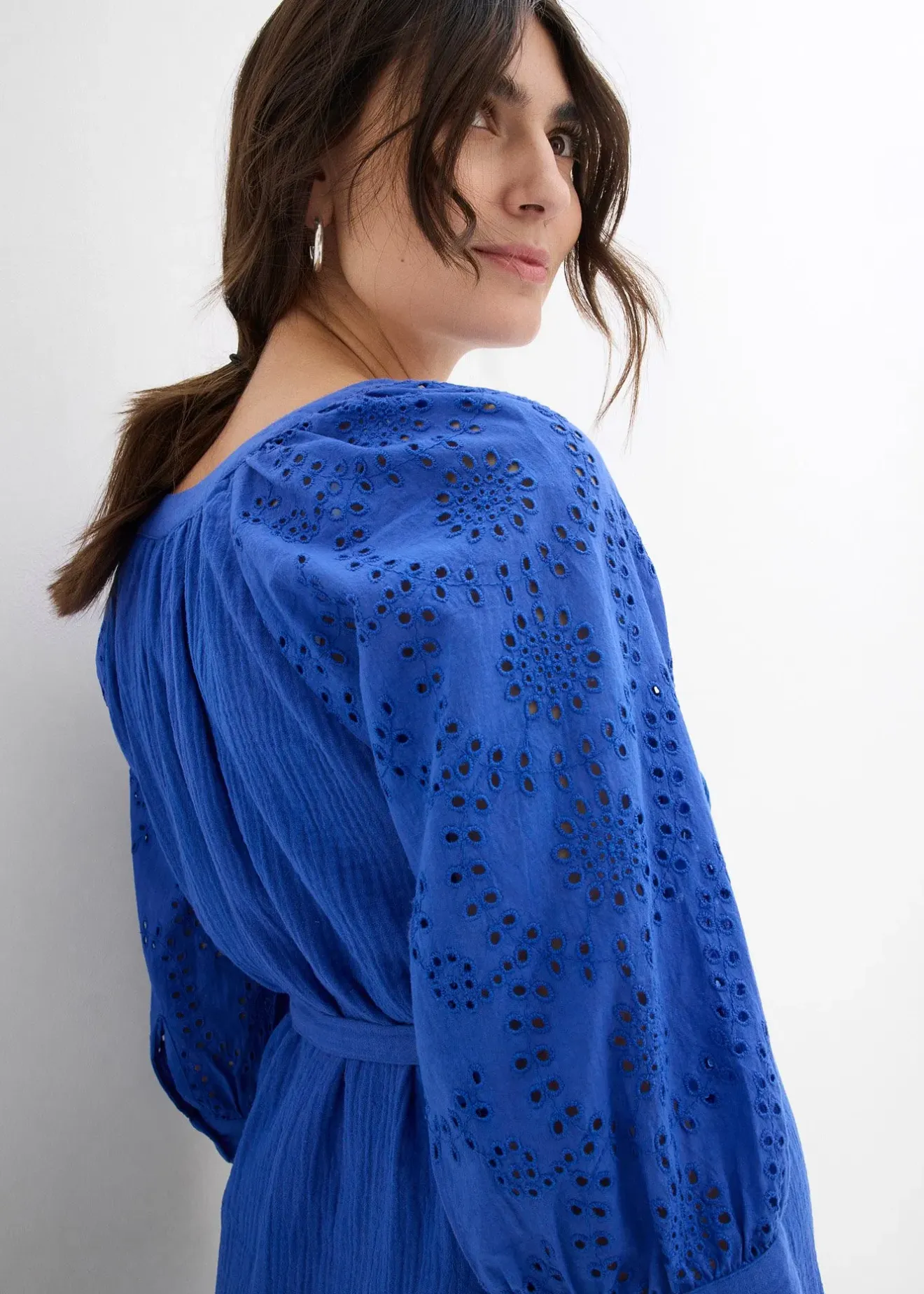 bonprix Robe de grossesse en gaze 100% coton|Femme Femme Enceinte