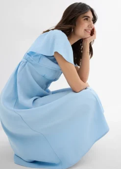 Femme bonprix Femme Enceinte|Robe de grossesse et d'allaitement avec patte de boutonnage