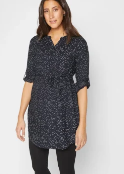 Femme bonprix Femme Enceinte|Robe de grossesse et d’allaitement en viscose fluide