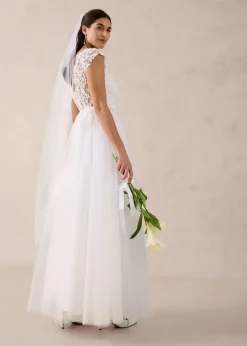 Femme bonprix Robes|Robe de mariée en tulle délicat et dentelle