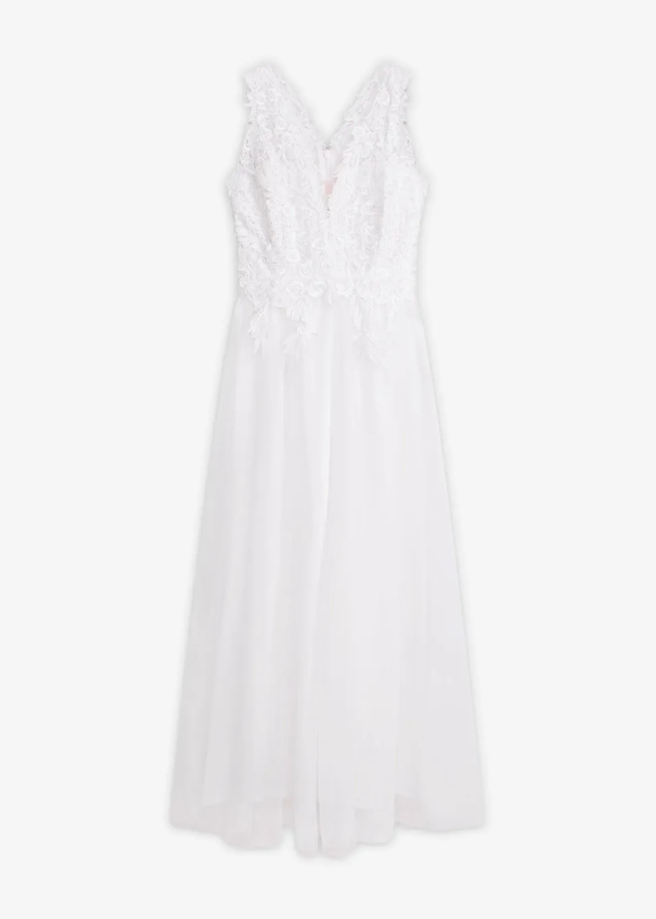Femme bonprix Robes|Tailles Petite|Robe de mariée en tulle et dentelle