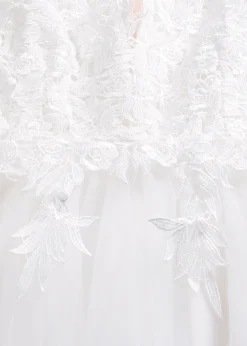 Femme bonprix Robes|Tailles Petite|Robe de mariée en tulle et dentelle