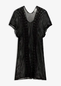 bonprix Robe de plage en viscose aspect crochet|Femme Vêtements De Plage