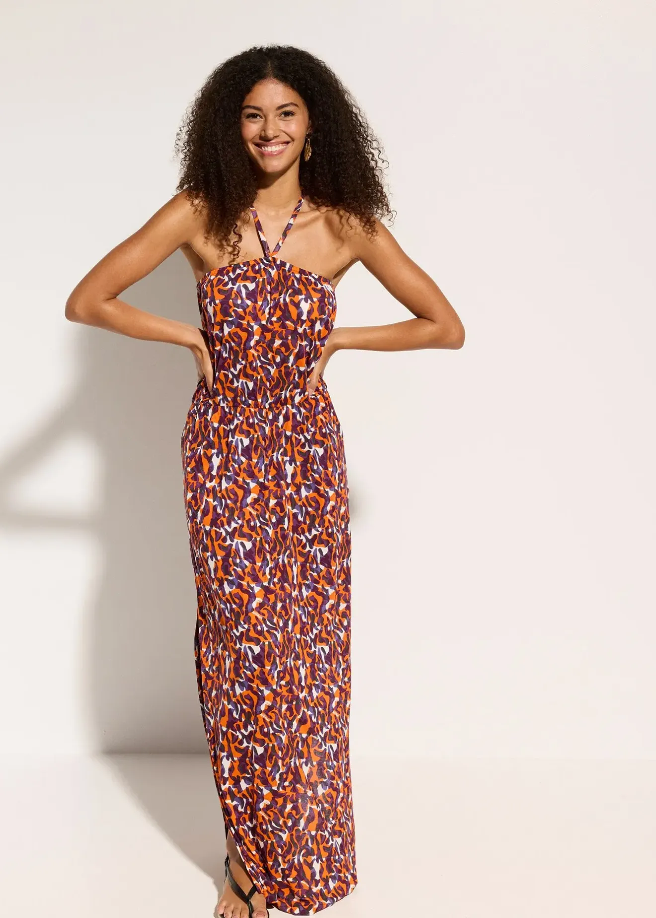 Femme bonprix Vêtements De Plage|Robe de plage en viscose fluide