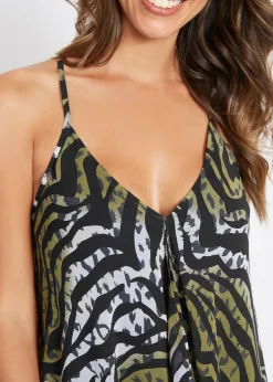bonprix Robe de plage longue en crêpe|Femme Vêtements De Plage|Robes