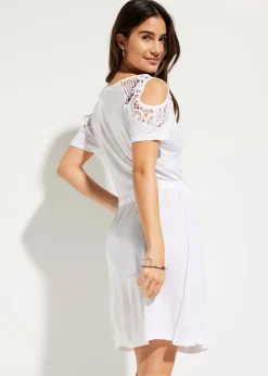 bonprix Robe de plage transparente en viscose|Femme Vêtements De Plage