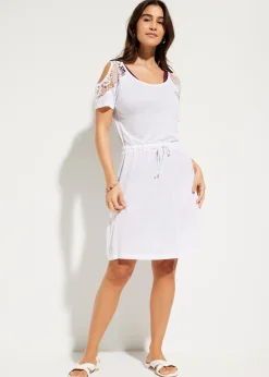 bonprix Robe de plage transparente en viscose|Femme Vêtements De Plage