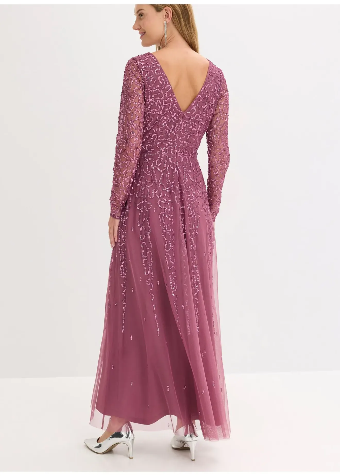 bonprix Robe de soirée à sequins|Femme Mode Festive|Robes