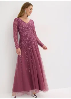 bonprix Robe de soirée à sequins|Femme Mode Festive|Robes