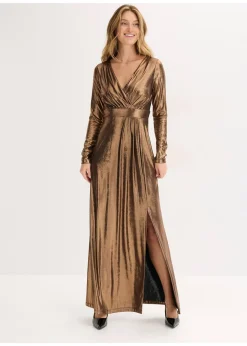 bonprix Robe de soirée en jersey fin et brillant|Femme Mode Festive|Robes