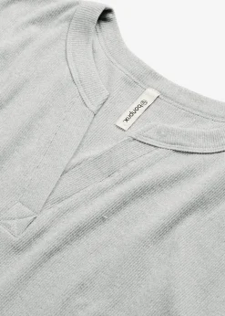 bonprix Robe d’intérieur en douce maille côtelée|Femme Homewear|Lingerie Nuit