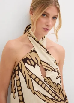 bonprix Robe dos nu, coupe évasée|Femme Robes