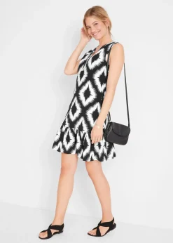 bonprix Robe douce en jersey coton|Femme Robes