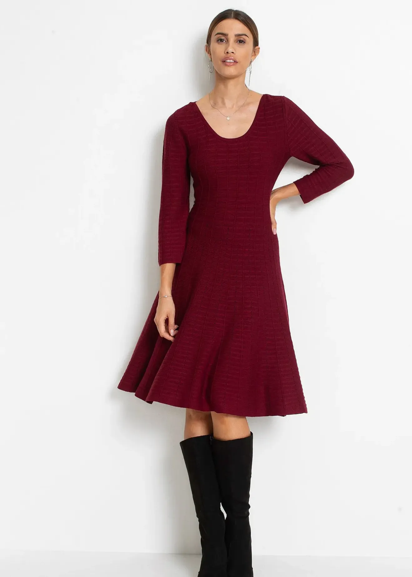 bonprix Robe douce en maille|Femme Maille|Robes