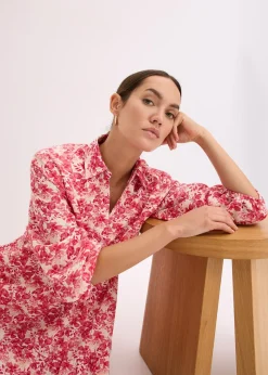 bonprix Robe effet lin|Femme Robes