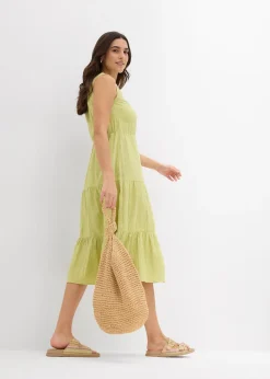 Femme bonprix Robes|Robe en gaze de coton