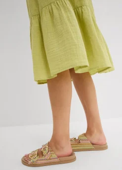 Femme bonprix Robes|Robe en gaze de coton