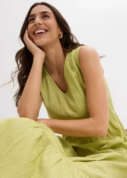 Femme bonprix Robes|Robe en gaze de coton