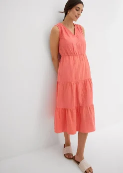 bonprix Robe en gaze de coton|Femme Robes