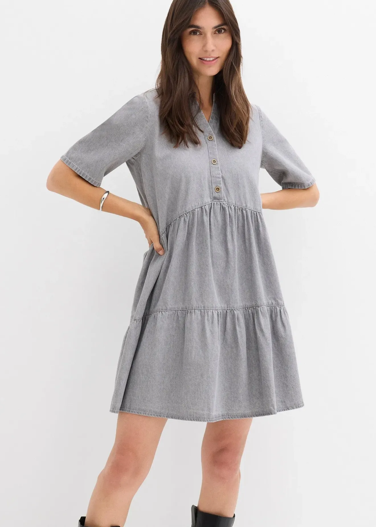 bonprix Robe en jean|Femme Robes