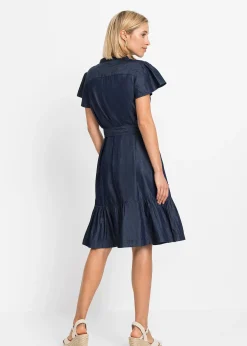 Femme bonprix Robes|Robe en jean 100% coton