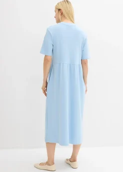 bonprix Robe en jersey 100% coton|Femme Robes