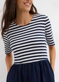 bonprix Robe en jersey 100% coton|Femme Robes