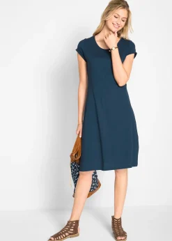 bonprix Robe en jersey 100% coton|Femme Basiques|Robes
