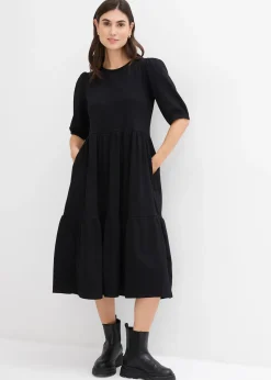 bonprix Robe en jersey 100% coton|Femme Robes