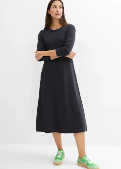 bonprix Robe en jersey 100% coton épais|Femme Basiques|Robes