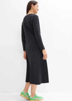 bonprix Robe en jersey 100% coton épais|Femme Basiques|Robes