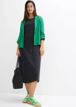 bonprix Robe en jersey 100% coton épais|Femme Basiques|Robes