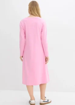 Femme bonprix Basiques|Robes|Robe en jersey 100% coton épais