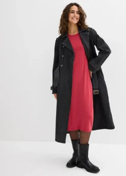 Femme bonprix Basiques|Robes|Robe en jersey à manches 3/4