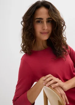 Femme bonprix Basiques|Robes|Robe en jersey à manches 3/4