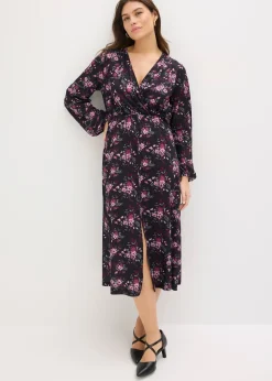 bonprix Robe en jersey à manches ballon|Femme Robes