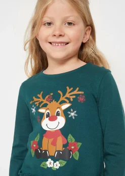 Enfant bonprix Vêtements Enfant|Filles 2-8 Ans·Robes & Jupes|Robe en jersey + robe de poupée 100% coton (ens. 2 pces)