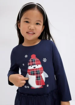 bonprix Robe en jersey + robe de poupée 100% coton (ens. 2 pces)|Enfant Vêtements Enfant|Filles 2-8 Ans·Robes & Jupes