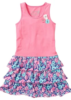 Enfant bonprix Vêtements Enfant|Filles 9-16 Ans·Robes & Combinaisons|Robe en jersey à volants