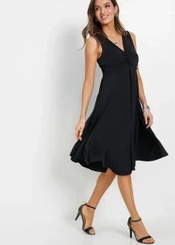 bonprix Robe en jersey avec décolleté en V|Femme Robes