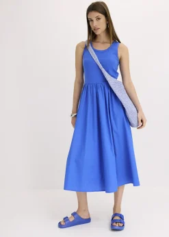 bonprix Robe en jersey bi-matière|Femme Robes